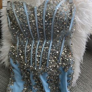 Stunning baby blue mermaid dress by Jovani